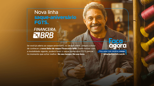 Banner FGTS Saque Aniversário - Para você